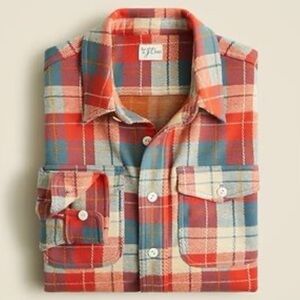 J. Crew Seaboard soft-knit shirt in plaid